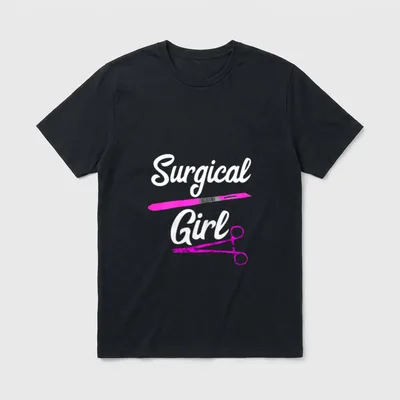 Surgical Girl Tech Week Medical Nurse T-Shirt – Classic T-Shirt in Black