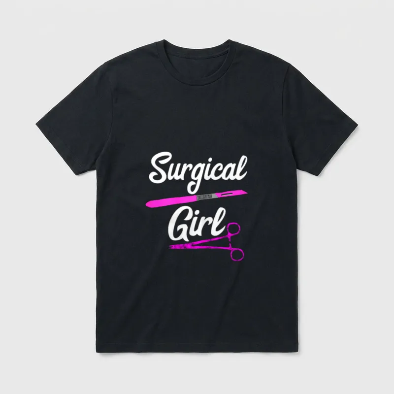 Surgical Girl Tech Week Medical Nurse T-Shirt – Classic T-Shirt in Black