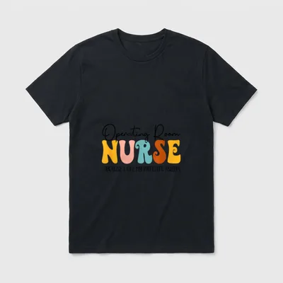 Surgical Nurse I Like My Patients T-Shirt – Classic T-Shirt in Black
