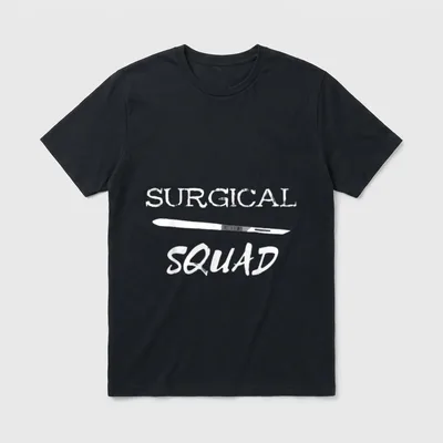 Surgical Squad Surgeon Team Crew Surg T-Shirt – Classic T-Shirt in Black