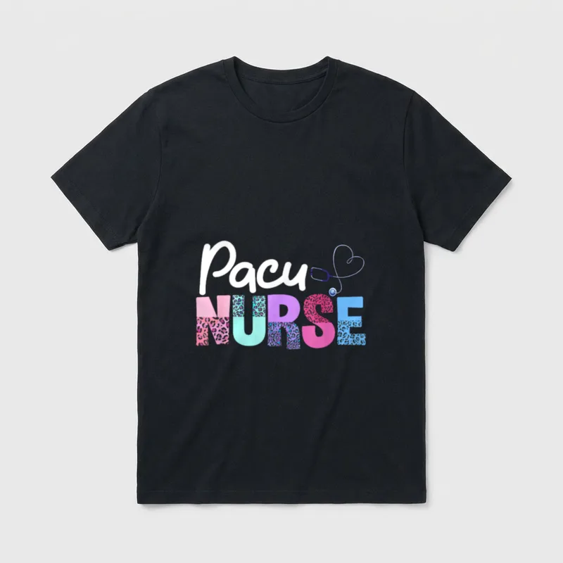 PACU Nurse Crew Cute Post Anesthesia T-Shirt – Classic T-Shirt in Black