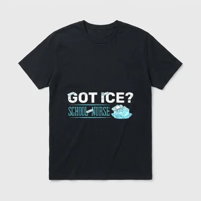 Got Ice School Nurse Stethoscope First T-Shirt – Classic T-Shirt in Black