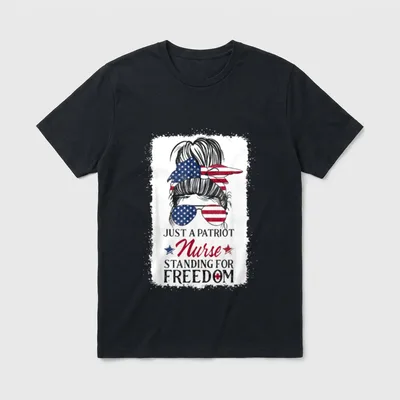 Nurses for Medical Freedom T-Shirt – Classic T-Shirt in Black