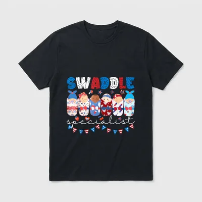 Swaddle Specialist NICU Mother Baby 4th T-Shirt – Classic T-Shirt in Black