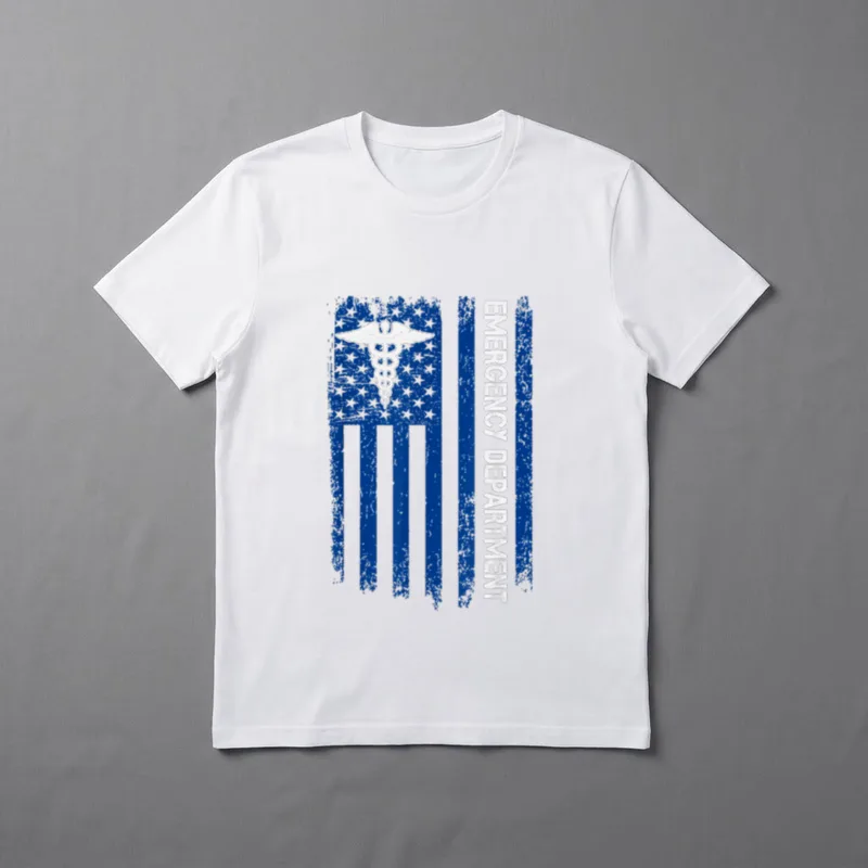 4th of July USA Room Department T-Shirt – Classic T-Shirt in Black