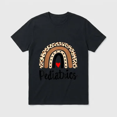 Pediatrics Pediatric Squad Nurse Ati Occupational T-Shirt – Classic T-Shirt in Black