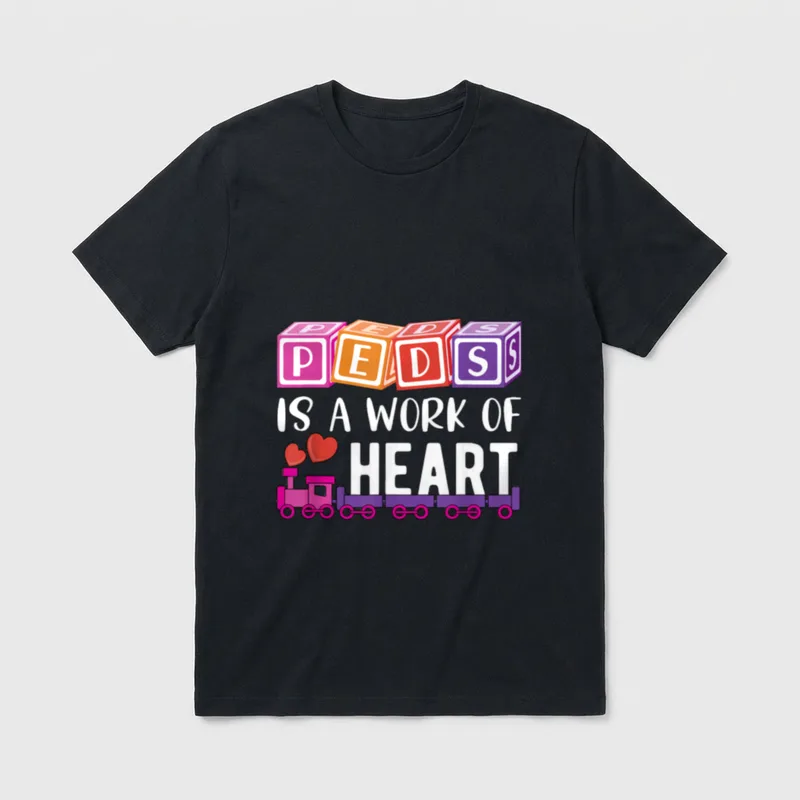 Pediatrician RN Pediatric Nurse T-Shirt – Classic T-Shirt in Black