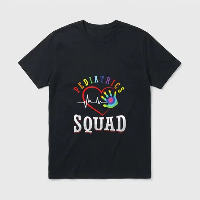 Pediatrics Pediatric Doctor Nurse Paediatrician T-Shirt – Classic T-Shirt in Black