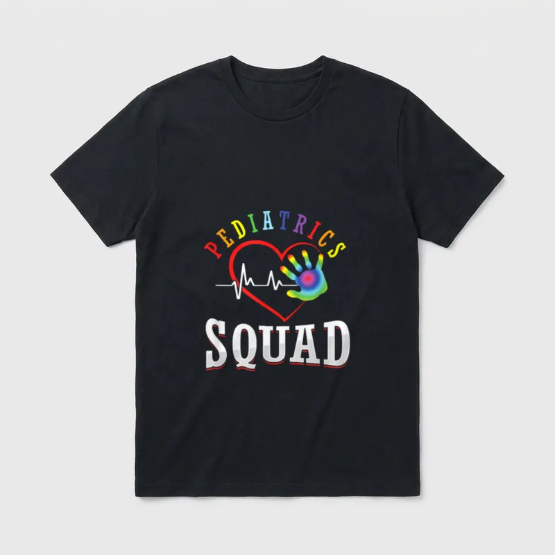 Pediatrics Pediatric Doctor Nurse Paediatrician T-Shirt – Classic T-Shirt in Black