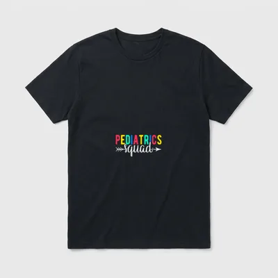Pediatrics Squad Peds Pediatric Nurse T-Shirt – Classic T-Shirt in Black