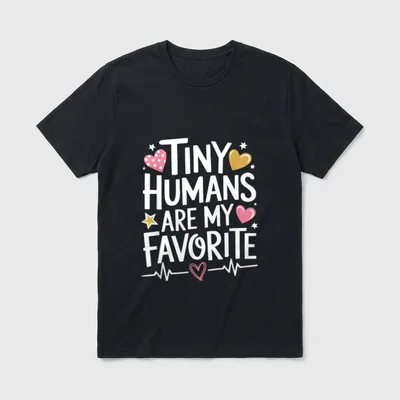 Pediatric Nurse Pediatrician T-Shirt – Classic T-Shirt in Black
