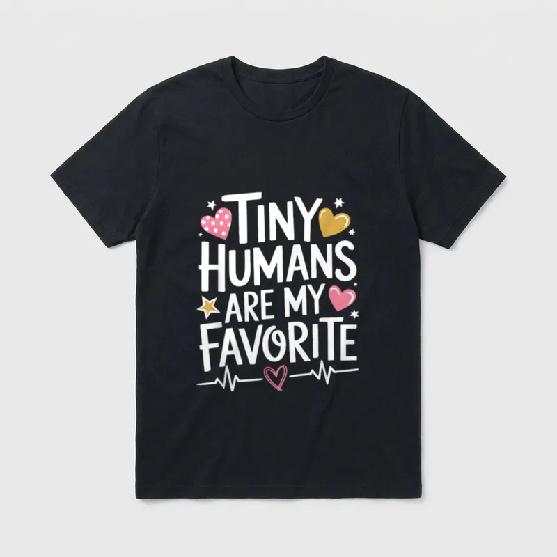 Pediatric Nurse Pediatrician T-Shirt – Classic T-Shirt in Black