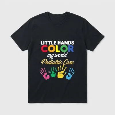 Nurse Pediatrics Pediatrician Pediatrician Hospital T-Shirt – Classic T-Shirt in Black