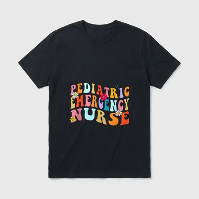 Pediatric Emergency Nurse PEDS Graduation T-Shirt – Classic T-Shirt in Black