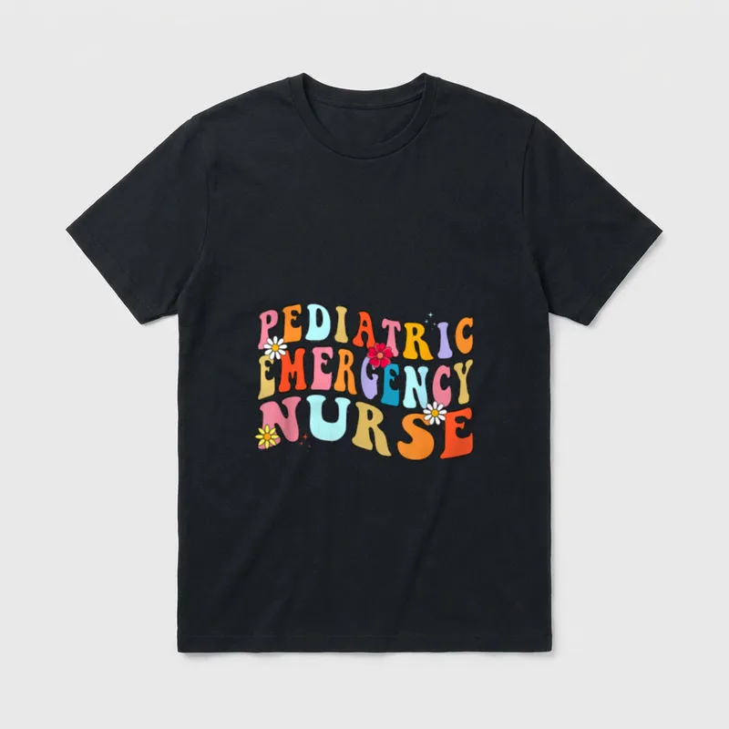 Pediatric Emergency Nurse PEDS Graduation T-Shirt – Classic T-Shirt in Black