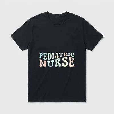 Pediatric Nurse Practitioner PEDS Registered RN T-Shirt – Classic T-Shirt in Black