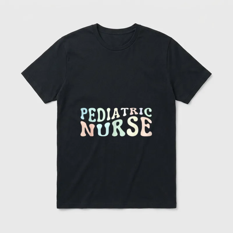 Pediatric Nurse Practitioner PEDS Registered RN T-Shirt – Classic T-Shirt in Black