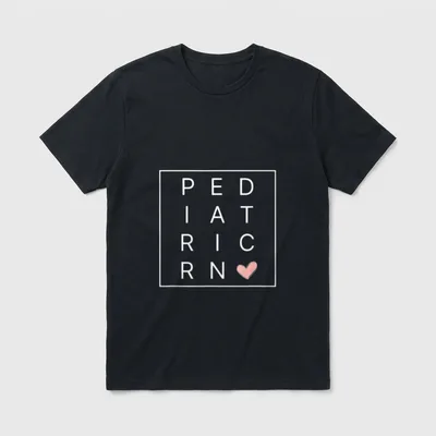 Pediatric Nurse RN Nurses Week T-Shirt – Classic T-Shirt in Black