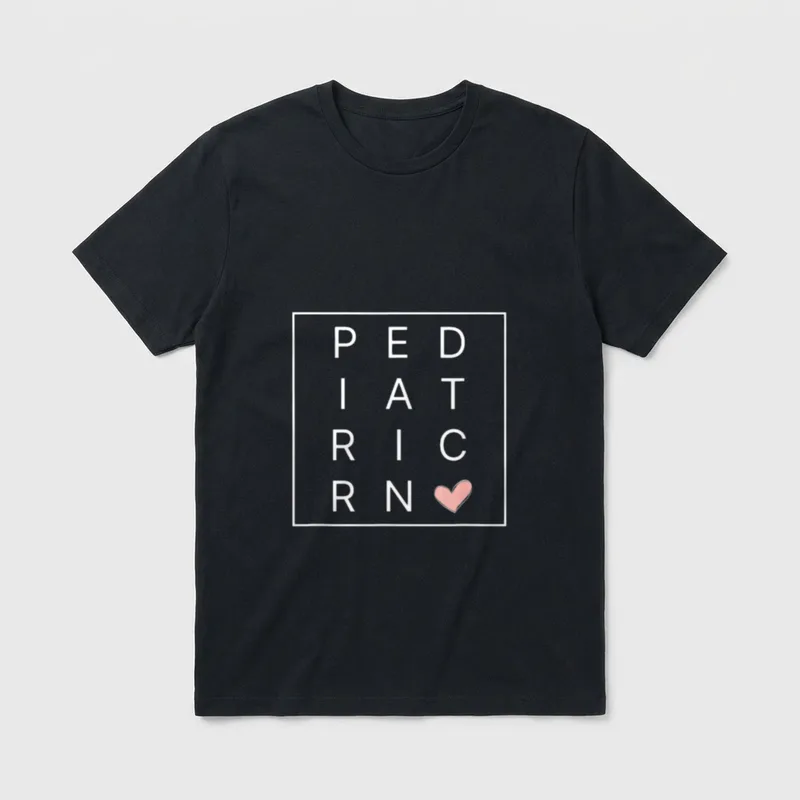 Pediatric Nurse RN Nurses Week T-Shirt – Classic T-Shirt in Black