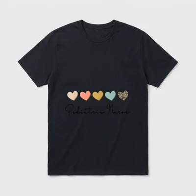 Pediatric Nurse Peds Registered Appreciation Classic T-Shirt – Classic T-Shirt in Black