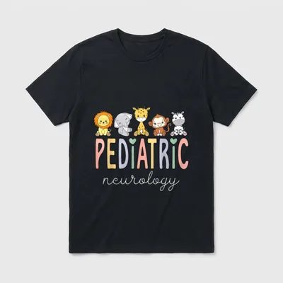 Animal Pediatric Neurology PEDS Neuro Nurse T-Shirt – Classic T-Shirt in Black