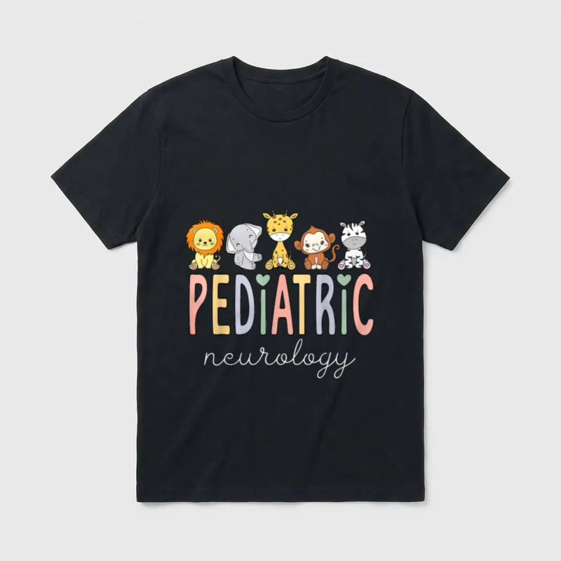 Animal Pediatric Neurology PEDS Neuro Nurse T-Shirt – Classic T-Shirt in Black
