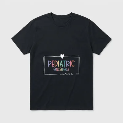 Pediatric Oncology Nurse PEDS HEM ONC T-Shirt – Classic T-Shirt in Black