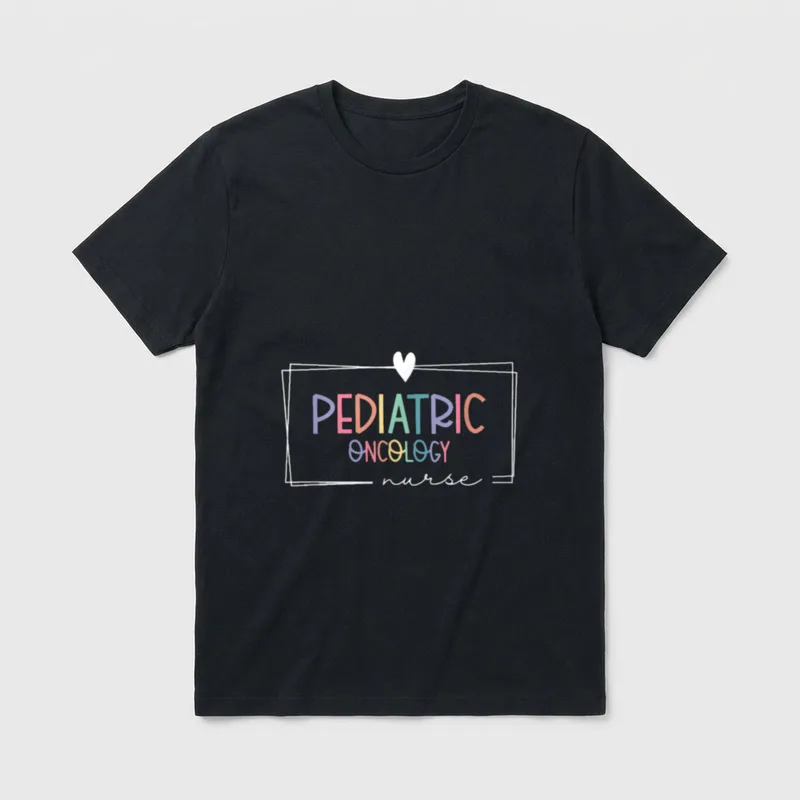 Pediatric Oncology Nurse PEDS HEM ONC T-Shirt – Classic T-Shirt in Black