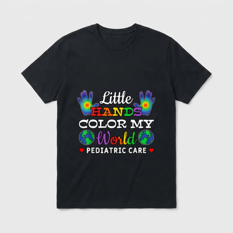Pediatric Care Pediatrician Doctor Nurse Therapist T-Shirt – Classic T-Shirt in Black