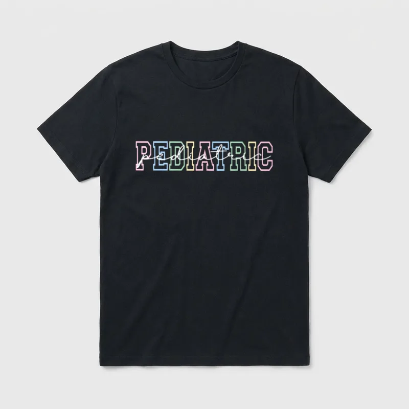 Pediatric Nurse Cute PEDS RN Nursing T-Shirt – Classic T-Shirt in Black