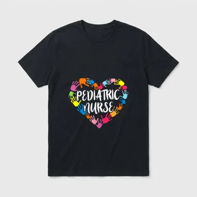 PEDS Nurse RN Pediatrician Nursing Pediatric T-Shirt – Classic T-Shirt in Black