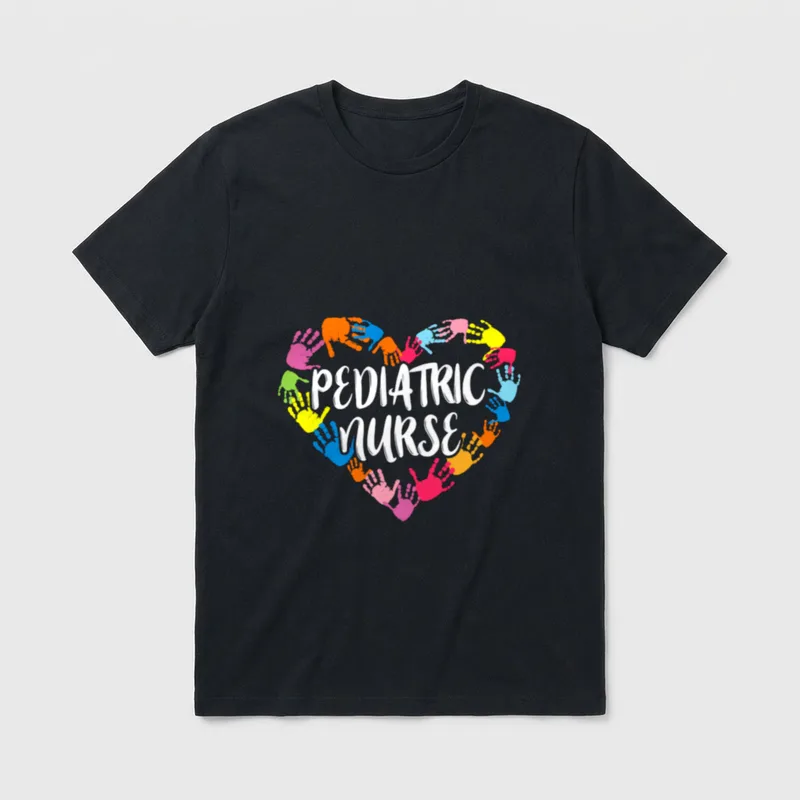 PEDS Nurse RN Pediatrician Nursing Pediatric T-Shirt – Classic T-Shirt in Black