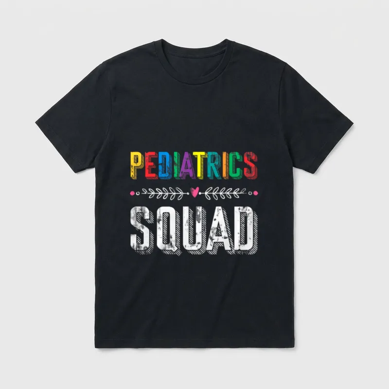 Pediatrics Squad Nurse Favorite T-Shirt – Classic T-Shirt in Black