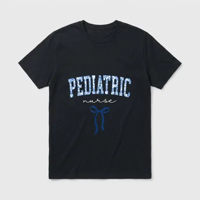Pediatric Nurse Child Health Care Registered T-Shirt – Classic T-Shirt in Black