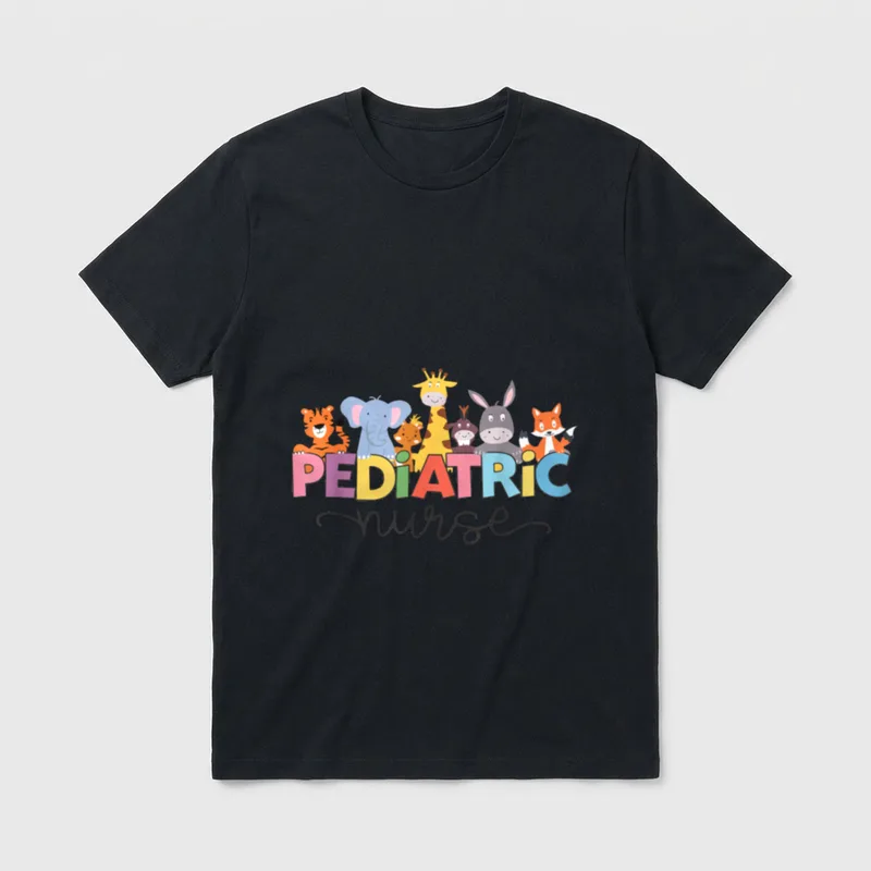 Pediatric Nurse PEDS Nursing Appreciation T-Shirt – Classic T-Shirt in Black