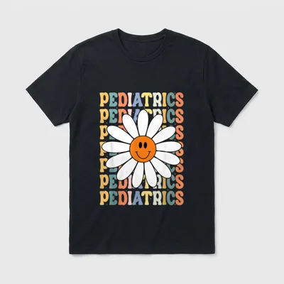 Pediatrics Nurse Squad Pediatrician Team Peds T-Shirt – Classic T-Shirt in Black