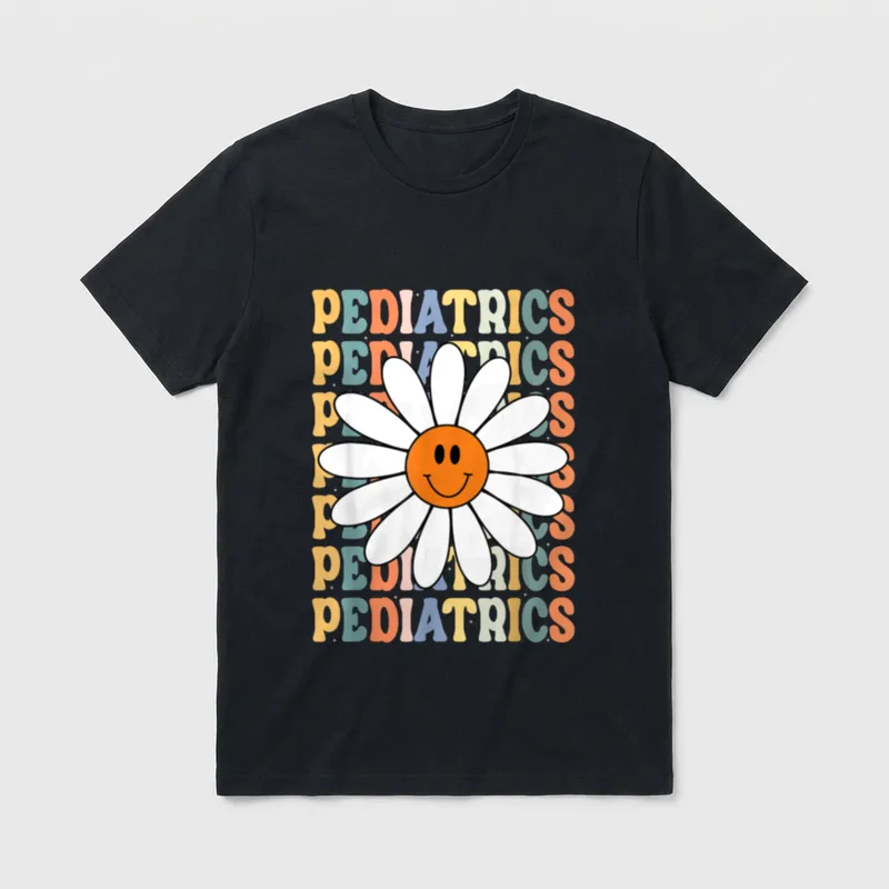 Pediatrics Nurse Squad Pediatrician Team Peds T-Shirt – Classic T-Shirt in Black