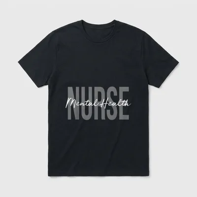 Mental Health Nurse Psych Psychiatric RN T-Shirt – Classic T-Shirt in Black
