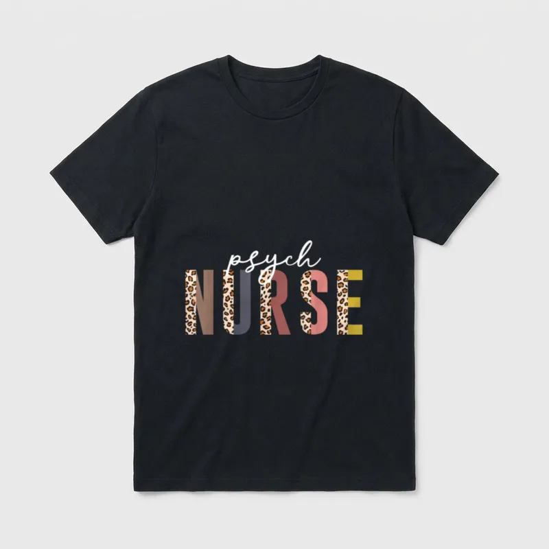 Psych Nurse Psychiatric Week RN Mental T-Shirt – Classic T-Shirt in Black