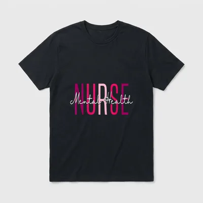 Psychiatric Mental Health Nurse Psych Vintage T-Shirt – Classic T-Shirt in Black