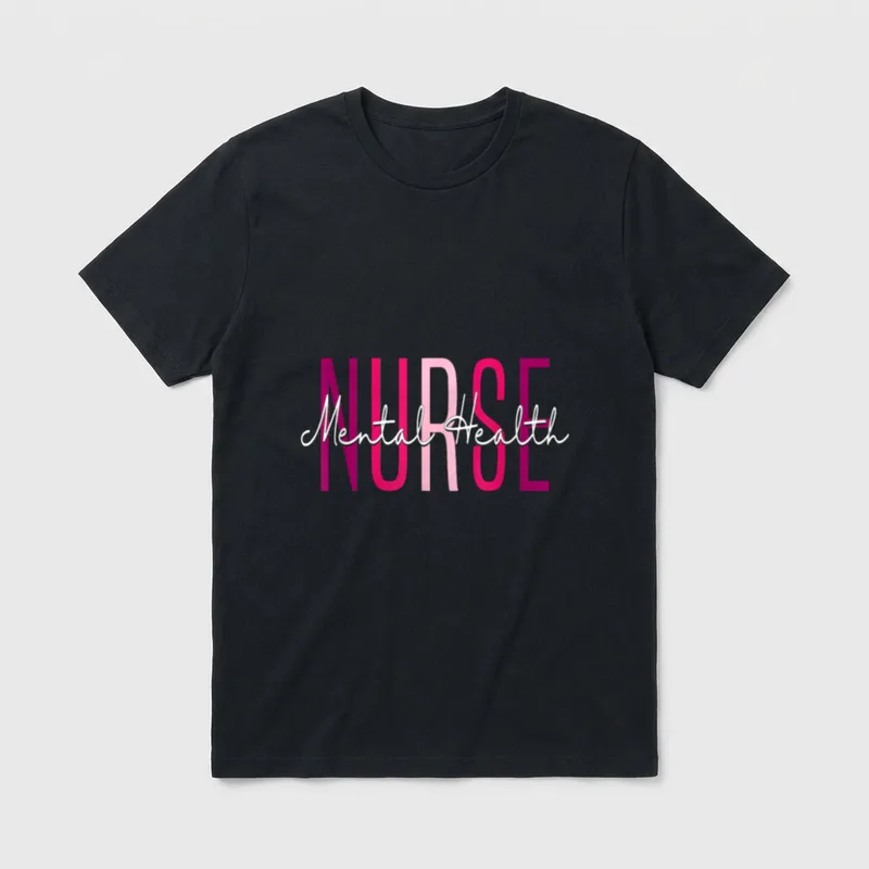 Psychiatric Mental Health Nurse Psych Vintage T-Shirt – Classic T-Shirt in Black