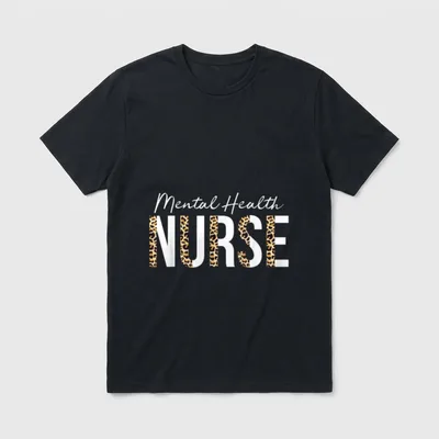Mental Health Nurse Psych Psychiatric Registered T-Shirt – Classic T-Shirt in Black