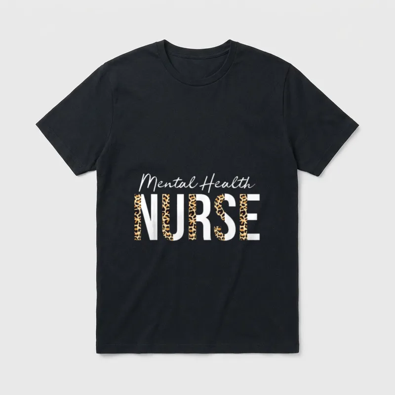 Mental Health Nurse Psych Psychiatric Registered T-Shirt – Classic T-Shirt in Black