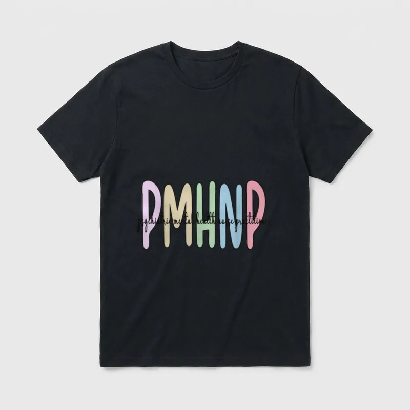 PMHNP Psychiatric Mental Health Nurse Awesome T-Shirt – Classic T-Shirt in Black