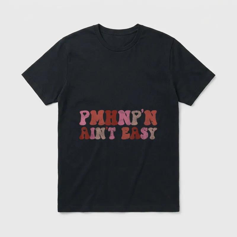 PMHNP Nurse Psychiatric Mental Health T-Shirt – Classic T-Shirt in Black