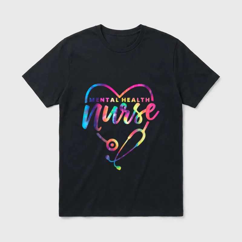 Nurse for Mental Health Psychiatry Ideal T-Shirt – Classic T-Shirt in Black