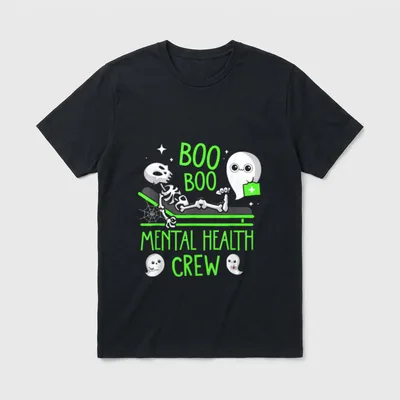 Mental Health Nurse Psych Boo Boo T-Shirt – Classic T-Shirt in Black