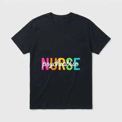 Psychiatric Nurse Nursing RN Mental Health T-Shirt – Classic T-Shirt in Black
