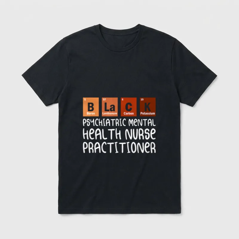PMHNP Psychiatric Mental Health Nurse Celebrate T-Shirt – Classic T-Shirt in Black