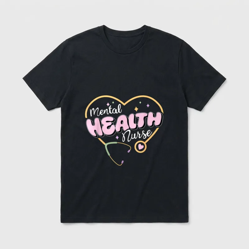 Mental Health Nurse Profession Psychiatry Ideal T-Shirt – Classic T-Shirt in Black